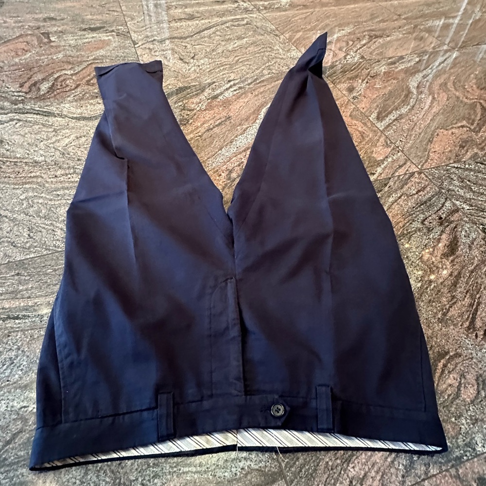 Navy Blue Sleeveless pants Marc Laurent